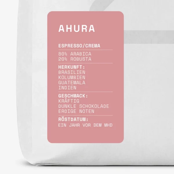 Ahura Produktlabel