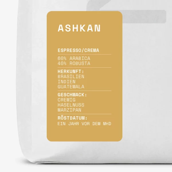 Ashkan Produktlabel