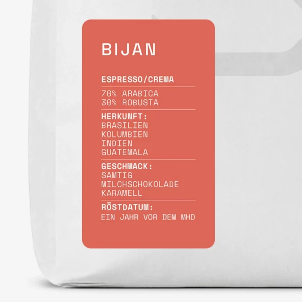Bijan Produktlabel