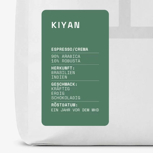 Kiyan Produktlabel